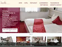 Tablet Screenshot of hotel-daucher.de